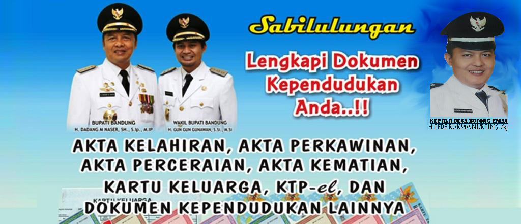  mari lengkapi dokumen kependudukan anda..!!